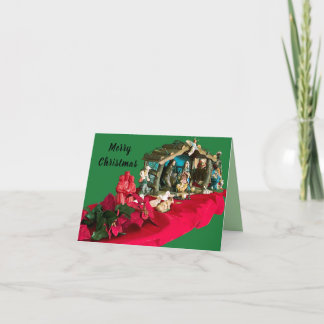 Tarjeta Festiva Feliz Navidad. Nace el niño de regocijo. Isaías 9