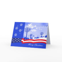 Feliz Navidad. Patriótico