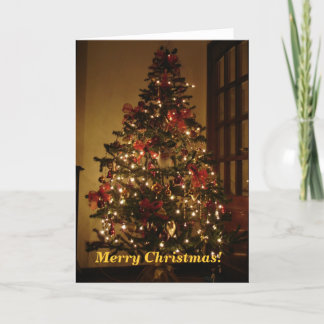 Tarjeta Festiva Feliz Navidad! -Personalizada