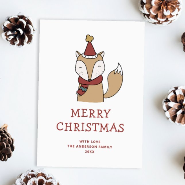 Tarjeta Festiva Feliz Navidad. Pterozoide de invierno (Subido por el creador)