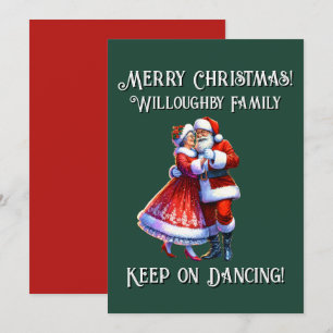 Tarjeta Festiva ¡Feliz Navidad! SIGUE BAILANDO