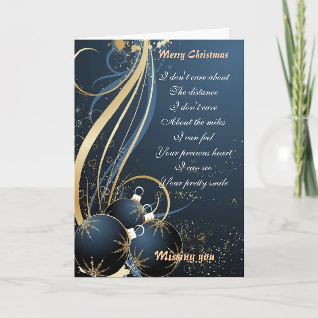 Tarjeta Festiva Feliz Navidad, te perdiste (Anverso)