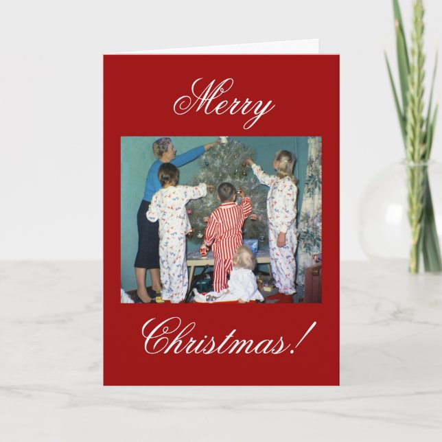 Tarjeta Festiva ¡Feliz, Navidades! (Anverso)