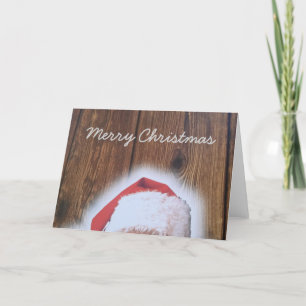 Tarjeta Festiva Feliz Nochebuena, Gorra de Santa María