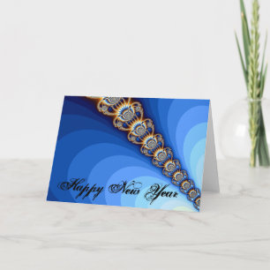 Tarjeta Festiva Feliz nuevo Yaer_ Card_by Elenne Boothe