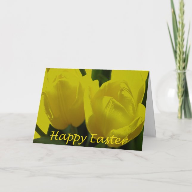 Tarjeta Festiva Feliz Pascua (Anverso)