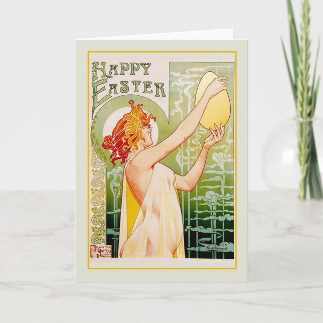 Tarjeta Festiva Feliz Pascua (Anverso)