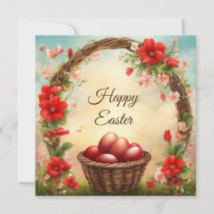 Tarjeta Festiva Feliz Pascua