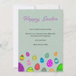 Tarjeta Festiva Feliz Pascua