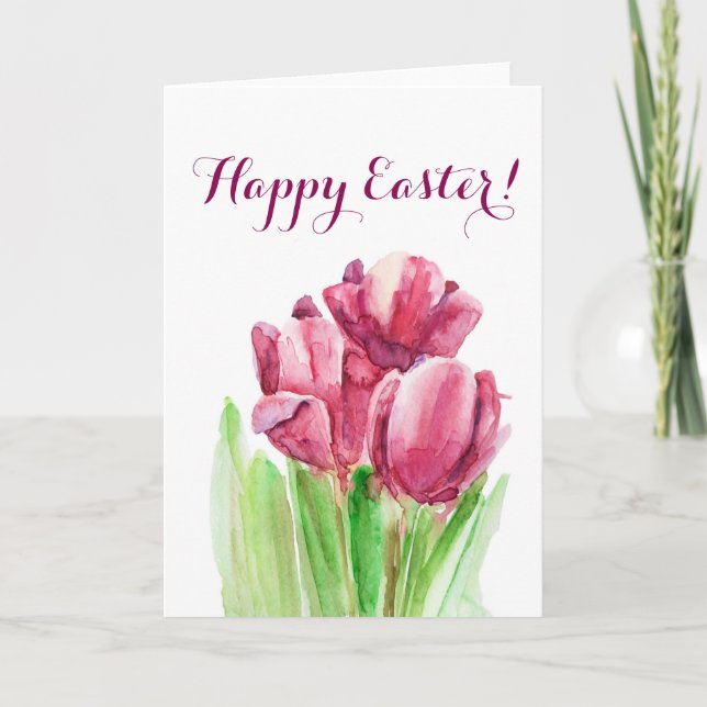 Tarjeta Festiva ¡Feliz Pascua! (Anverso)