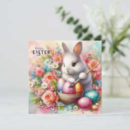 Tarjeta Festiva Feliz Pascua