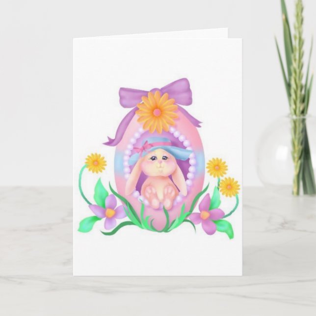 Tarjeta Festiva Feliz Pascua (Anverso)