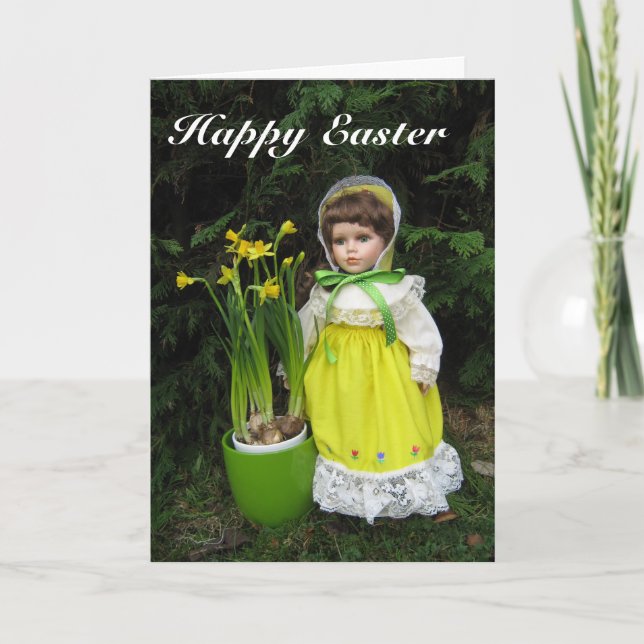 Tarjeta Festiva Feliz Pascua (Anverso)