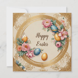 Tarjeta Festiva Feliz Pascua