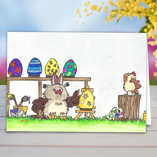 Tarjeta Festiva Feliz Pascua (Subido por el creador)