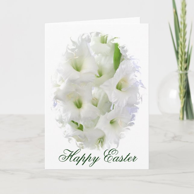 Tarjeta Festiva Feliz Pascua. (Anverso)