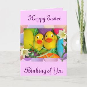 Tarjeta Festiva Feliz Pascua.