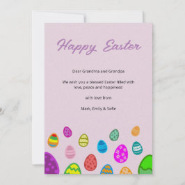 Tarjeta Festiva Feliz Pascua