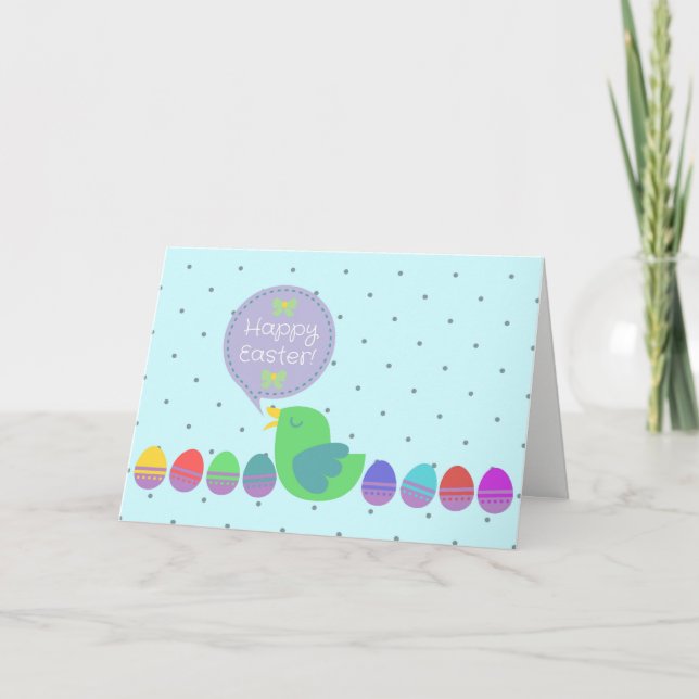 Tarjeta Festiva ¡Feliz Pascua! (Anverso)