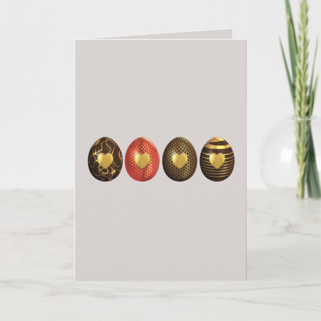 Tarjeta Festiva Feliz Pascua (Anverso)