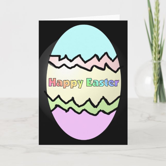 Tarjeta Festiva Feliz Pascua (Anverso)