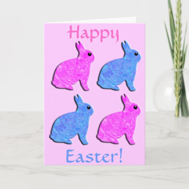 Tarjeta Festiva ¡Feliz Pascua! (Anverso)