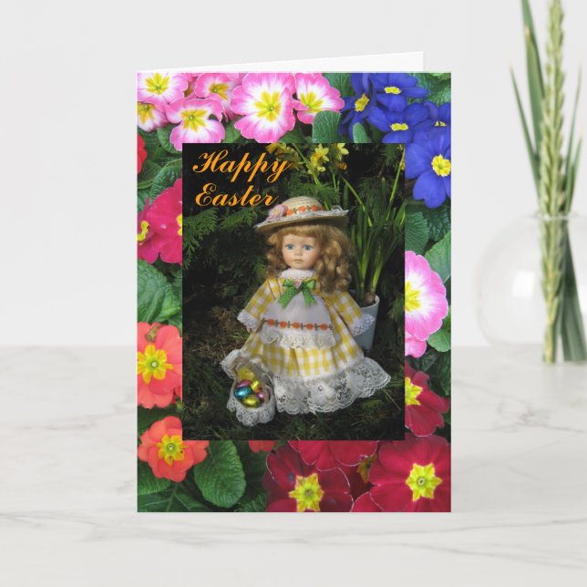 Tarjeta Festiva Feliz Pascua 5 (Anverso)