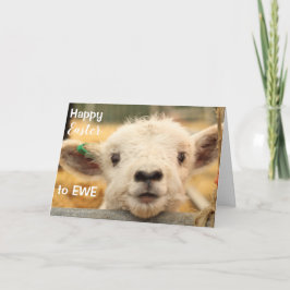 Tarjeta Festiva Feliz Pascua a EWE.