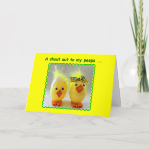 Tarjeta Festiva Feliz Pascua a mis amigos, pequeñas chicas