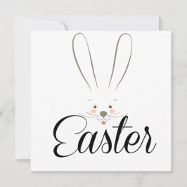 Tarjeta Festiva Feliz Pascua de Resurrección Primavera Conejito Li