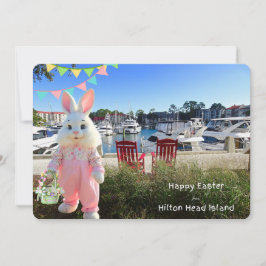 Tarjeta Festiva Feliz Pascua desde Harbour Town, Isla Hilton Head