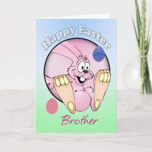 Tarjeta Festiva Feliz Pascua - Hermano