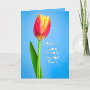 Tarjeta Festiva Feliz Pascua para cualquiera que tenga un hermoso 