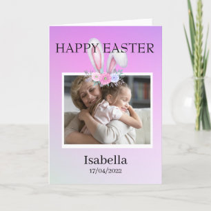 Tarjeta Festiva Feliz Pascua Para Todos Los Cuadros Personalizados