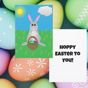 Tarjeta Festiva ¡Feliz Pascua! Plano