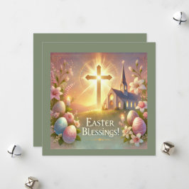 Tarjeta Festiva "Feliz Pascua: Un Día de Amor y Risa"