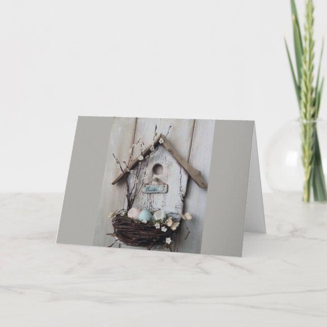 Tarjeta Festiva ****FELIZ PASO*** y PRIMAVERA TAMBIÉN! (Anverso)