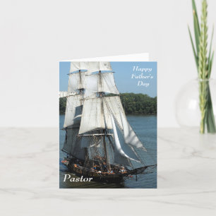 Tarjeta Festiva Feliz Pastor del Día del Padre