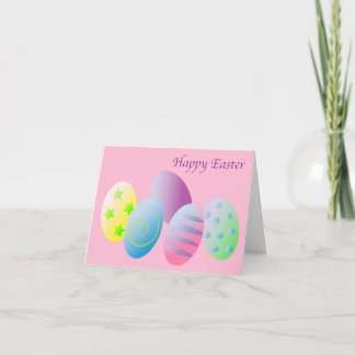 Tarjeta Festiva Feliz Personalizable de Pascua en Bendición