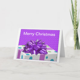 Tarjeta Festiva Feliz Personalizable navideño