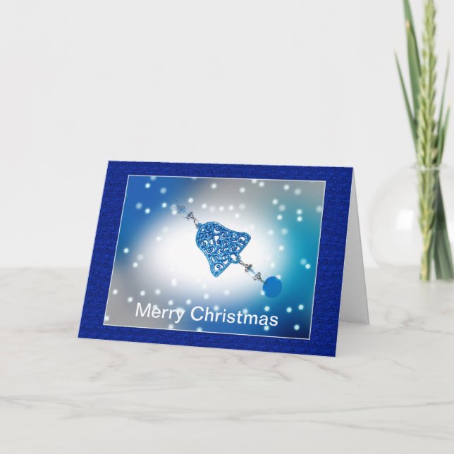 Tarjeta Festiva Feliz Personalizable navideño (Anverso)