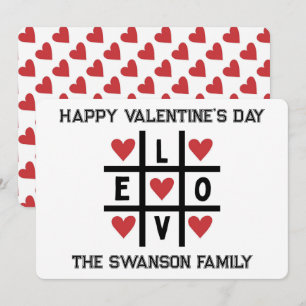 Tarjeta Festiva Feliz Personalizado de amor por San Valentín