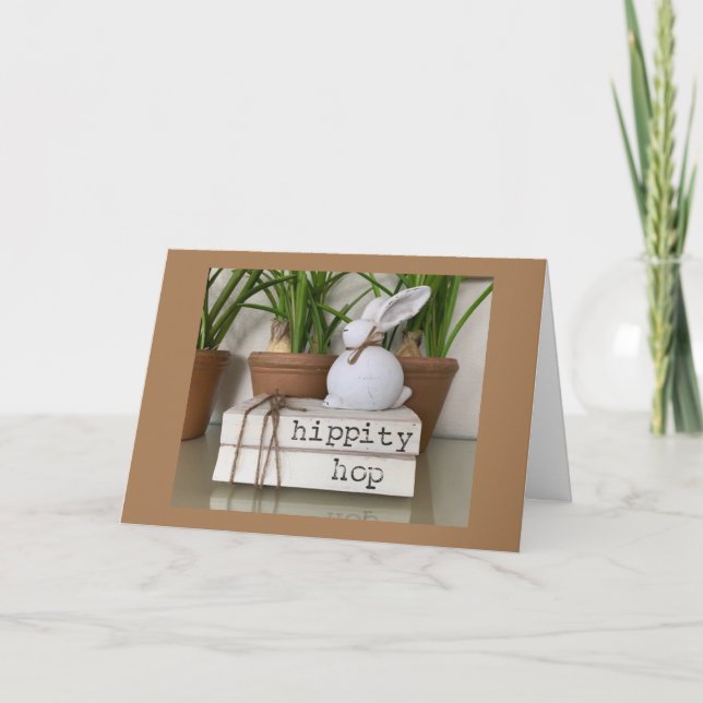 TARJETA FESTIVA ***FELIZ PRIMAVERA FELIZ MÁS FÁCIL*** (Anverso)