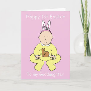 Tarjeta Festiva Feliz Primera Diosa De Pascua.