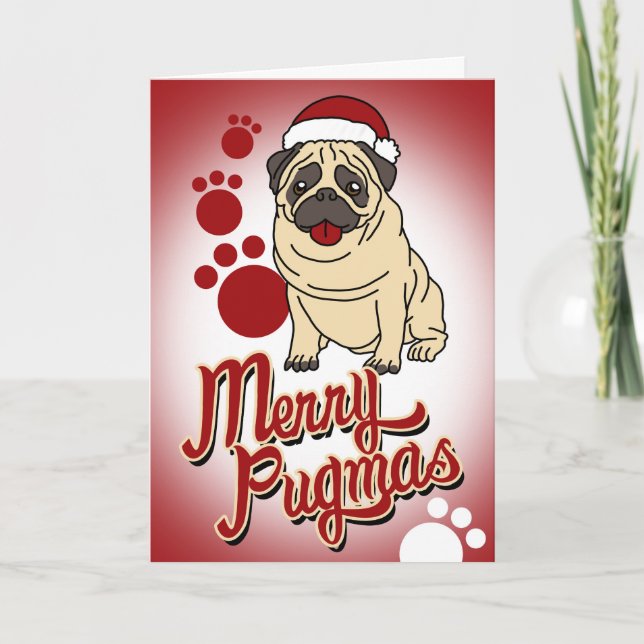Tarjeta Festiva ¡Feliz Pugmas! (Anverso)