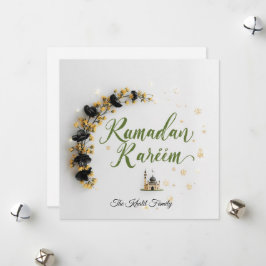 Tarjeta Festiva Feliz Ramadan Mubarak Ramadan Kareem Musulmán Mode