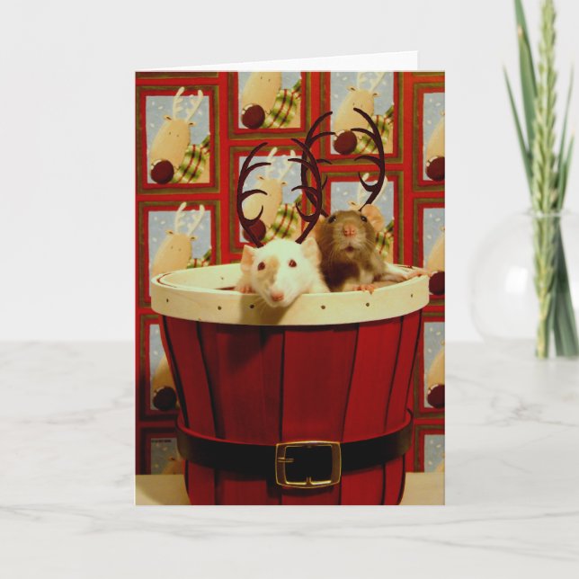 Tarjeta Festiva ¡Feliz Ratty-mas! (Anverso)