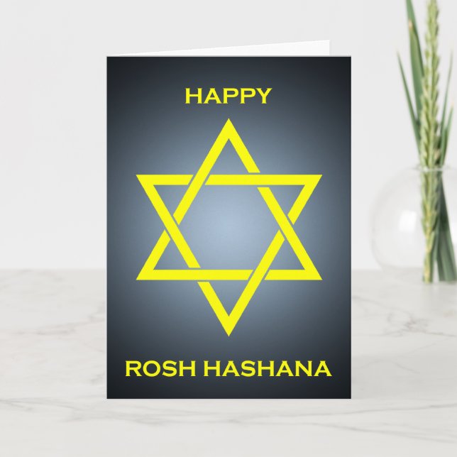 Tarjeta Festiva feliz rosh hashana (Anverso)