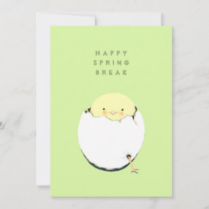 Tarjeta Festiva Feliz salto de primavera