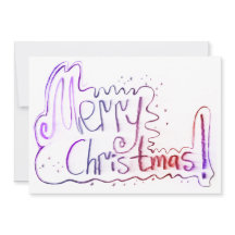 Feliz saludo navideño con letras pastel